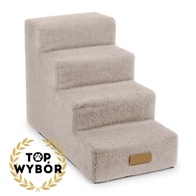 Schodki dla psa/kota 4-stopniowe - BARANEK szary