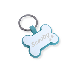 Personalizowana metalowa adresówka dla psa lub kota - mała kostka