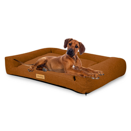 Legowisko dla psa z personalizacją XL - baranek czekoladowy