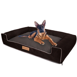 Legowisko dla psa z personalizacją brązowe XXL