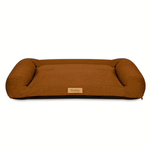 Legowisko dla psa z personalizacją XXL - baranek czekoladowy