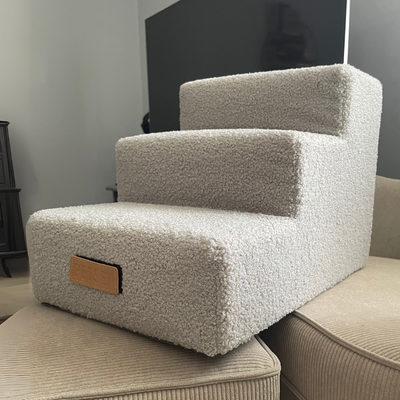 Schodki dla psa/kota 4-stopniowe - BARANEK szary