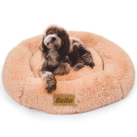 Personalizowane legowisko Shaggy dla psa XL morelowy