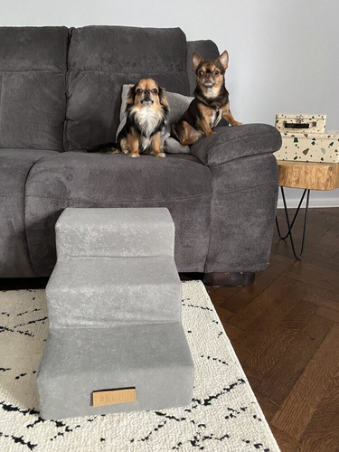 Schodki dla psa/kota 4-stopniowe - zielony